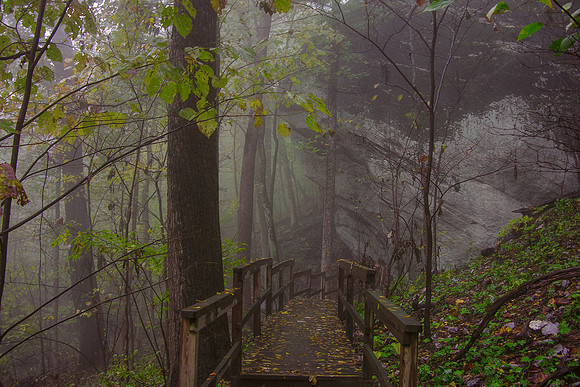 Hiking trail - Chimney Rock, NC
