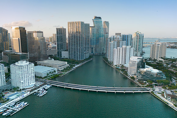 Sunset at Brickell, Miami