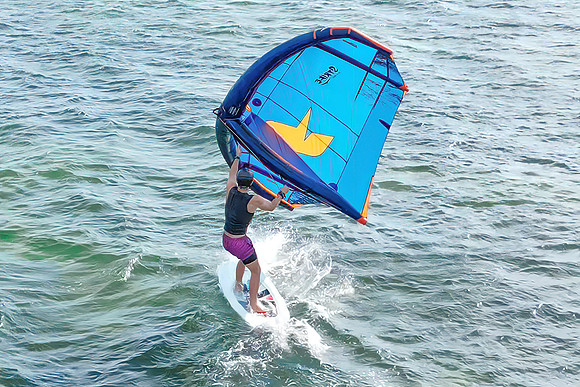 Windsurfing Biscayne Bay