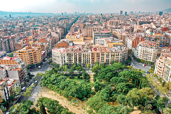 Barcelona from La Sagrada Familia