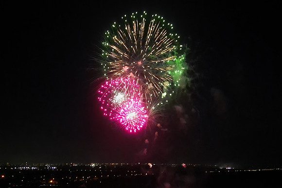 4th of July fireworks from Eli's house 2024