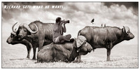 My Friend Richard Calixto on his trip to Tanzania, East Africa